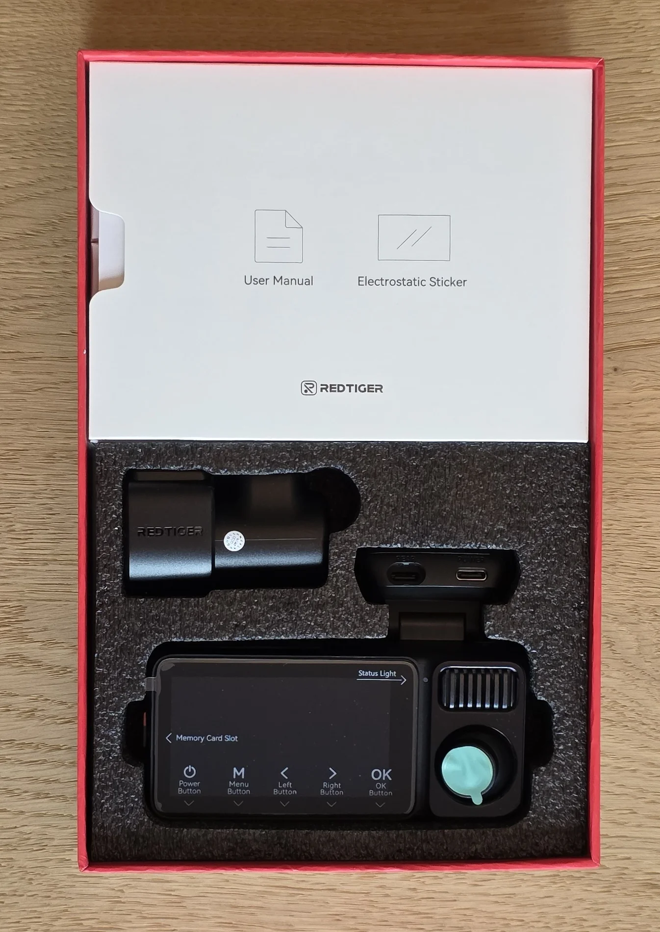 Redtiger F17 Elite - 3-Channel - Full-Color Night Interior Recording- Unboxing & First Impressions Europe