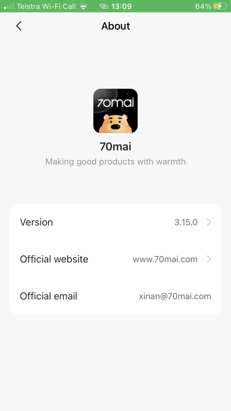 70mai new app demo version screen IMG_3415.webp