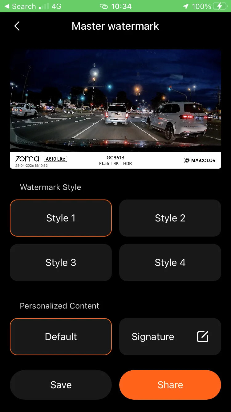A810LIte Watermark screen.webp