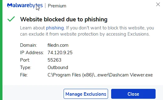 Dashcam viewer phishing.webp