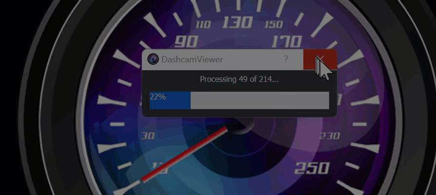 Dashcam Viewer unable to cancel file processing.gif