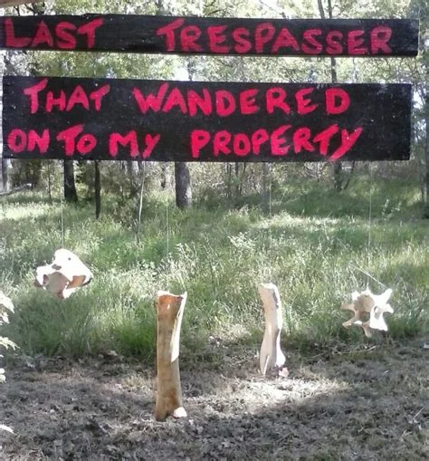 no trespassing and he means it.webp