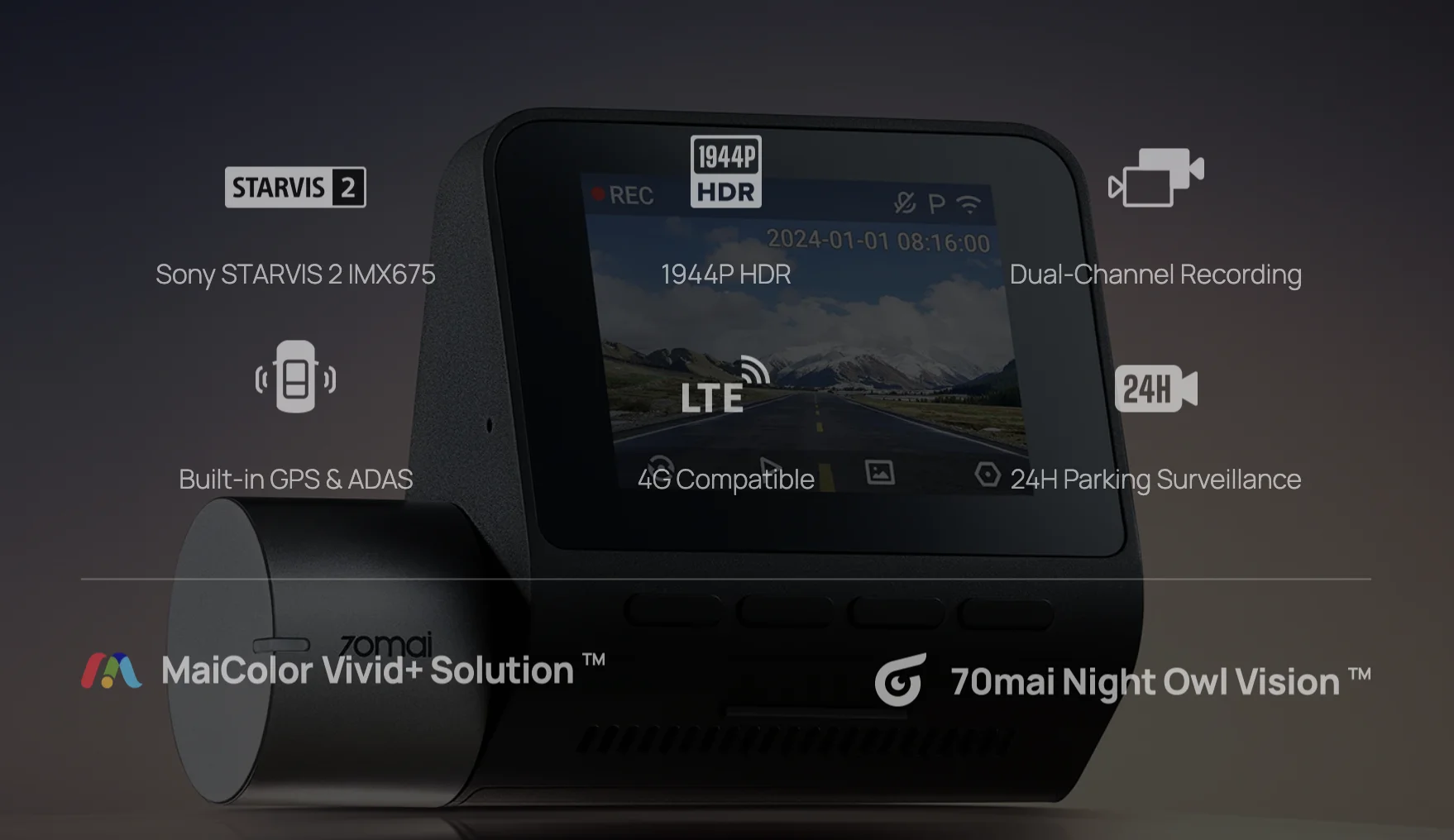 New 70mai A510 with STARVIS 2 IMX675 | DashCamTalk