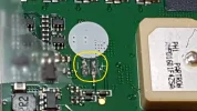 Cicuit Board Battery Contacts Broken Off.webp