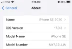 iPhone SE 2020 & iOS 17.0.3 .webp