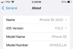 iPhone SE 2020 iOS 17.0.3 .webp