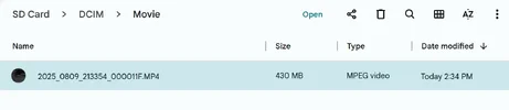 1 Minute File Size - 1CH Configuration .webp