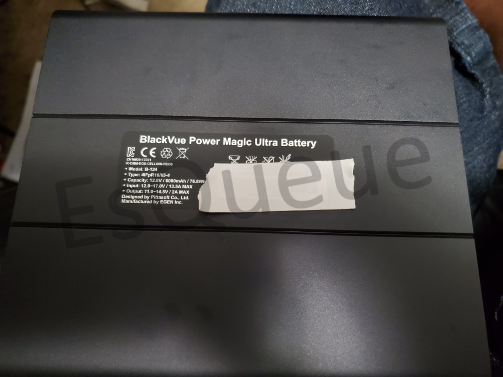 OPEN BOX] BlackVue Power Magic Ultra Battery Pack (B-124X