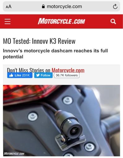 MO Tested: Innovv K3 Review