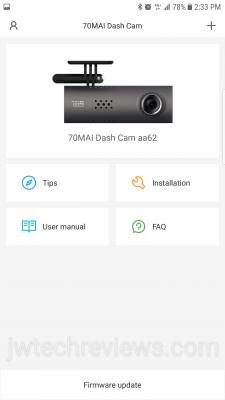 Xiaomi 70Mai Dashcam – JW Tech Reviews