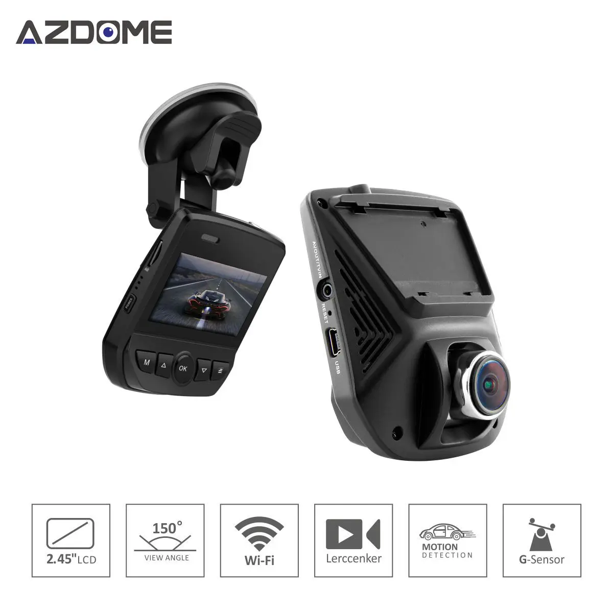 AZDome A305 FullHD 30fps 150°