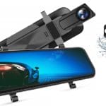 vantop h610 rear camera view through the window or outside mounted?